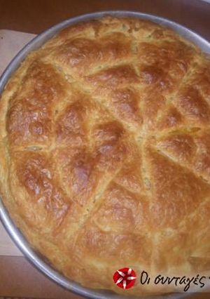 A picture of Granmother Mario's chickenpie.