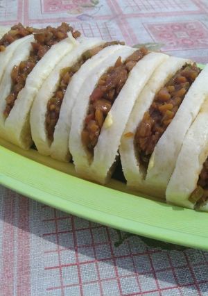 Foto resep Bakpao Lapis Isi Daging (Hirata Buns Inspired)