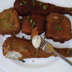 A picture of Breaded fish.