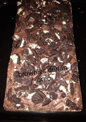 Foto resep BrOwNies DUrian OReo