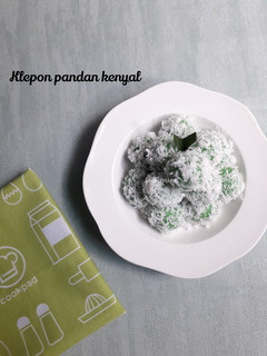 Foto resep Klepon pandan kenyal