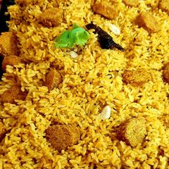 A picture of Gatte ka Pulao.