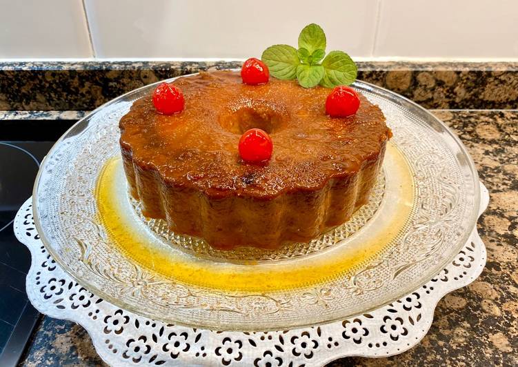 Simple Way to Make Favorite Budín de bizcocho en olla rápida