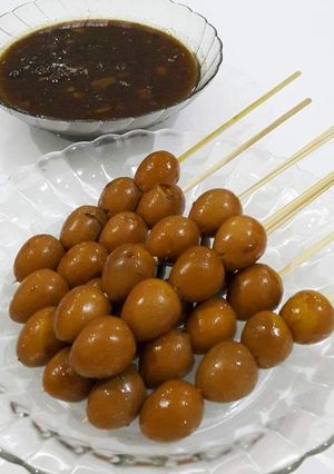Foto resep Sate Telur Puyuh + Bumbu kecap
