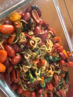 Foto resep Oseng kulit melinjo mie