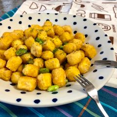 Diced Tofu Fry A picture of Diced Tofu Fry.