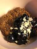 Chocolate cherry porridge 🍒 - vegan