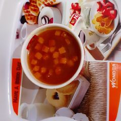 A picture of Tomato soup.