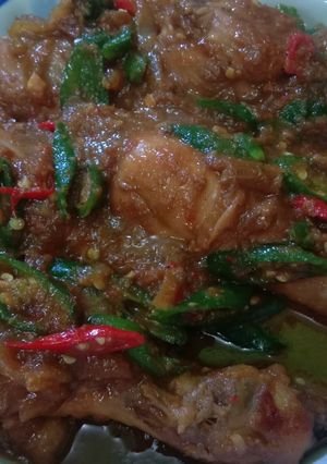 Foto resep Ayam kecap Cabe ijo