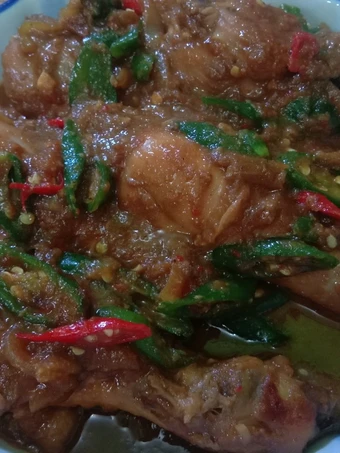 Cara Gampang Membuat Resep Ayam kecap Cabe ijo yang  Bikin Ketagihan Anti Ribet, Lezat