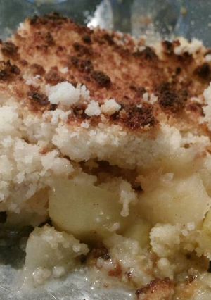 Una foto de Crumble de manzanas gourmet
