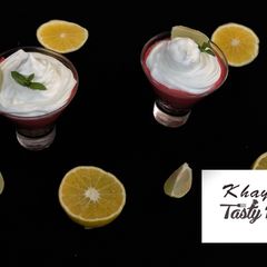 A picture of Konafah cherry mousse cups.
