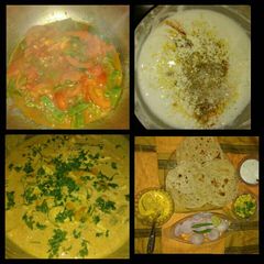 A picture of Paneer Capsicum Sabji.