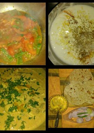 A picture of Paneer Capsicum Sabji.