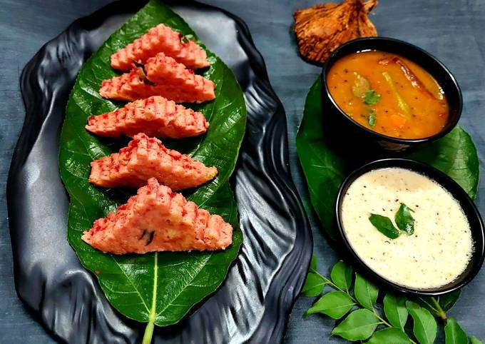 Beetroot Dhokla