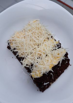 Foto resep Brownies Kukus Coklat Topping Keju