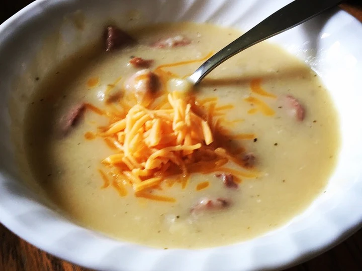 Easy Ways Prepare Recipes Slow cooker Potato &amp;amp; Smoked Sausage soup the So Delicious Perfect.