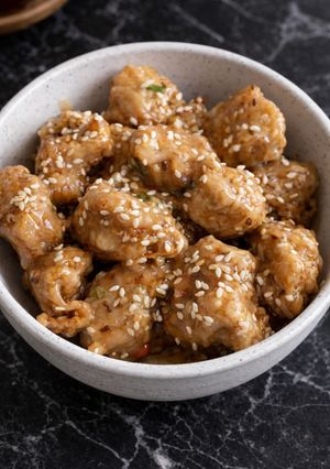Foto resep Ayam Saus Wijen Santan