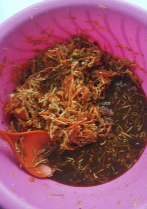 Foto resep Rujak serut manis pedas