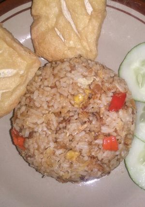 Foto resep Nasi goreng sederhana