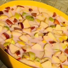 A picture of Fruit in Youghurt Recipe By khadija Ahmad Badamasi.