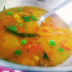 A picture of Mixed vegetables Tuvar dal.