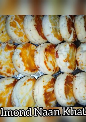 A picture of Almond Naan Khatai.