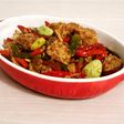 Oseng teri tempe pete