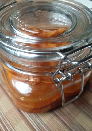 Foto resep Korean Orange Syrup (Sirup Jeruk Homemade)