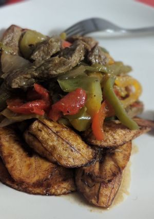 A picture of Beef Stir fry.
