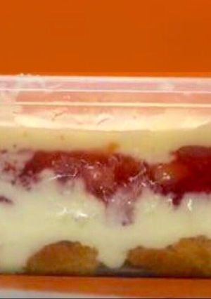 Una foto de Postre de vainillas y mascarpone fácil y rico!