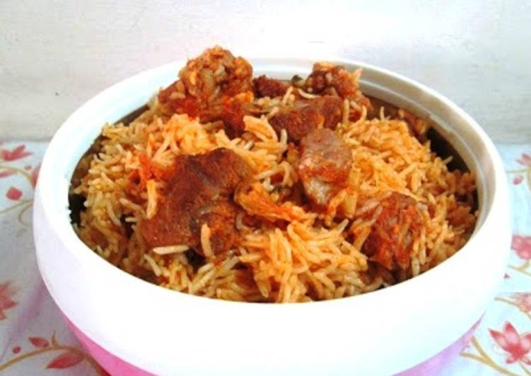 Muslim mutton biryani