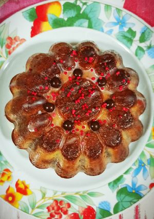 Una foto de Torta Marmoleada
