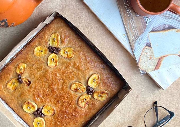 Ini dia! Cara praktis memasak Eggless Banana Coffe Cake yang spesial