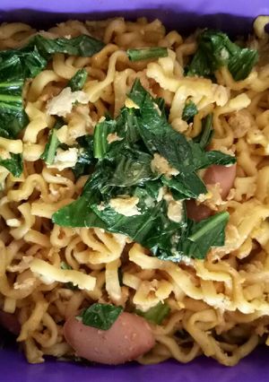 Foto resep Mie goreng sosis simpel (bukan mie instan)