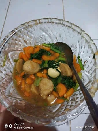 Cara Mudah Membuat Resep Tumis wortel sawi pentol puyuh yang Menggugah Selera Anti Ribet, Mantap Sekali