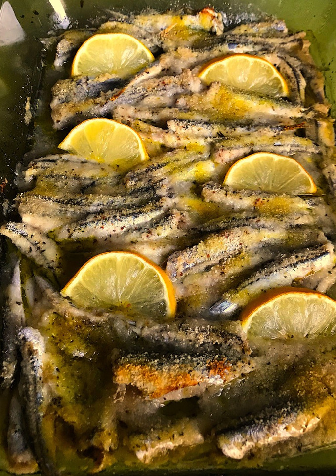 Una foto de Boquerones al horno para diabéticos