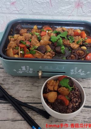 香菇瓜仔雞 的食譜成品照片