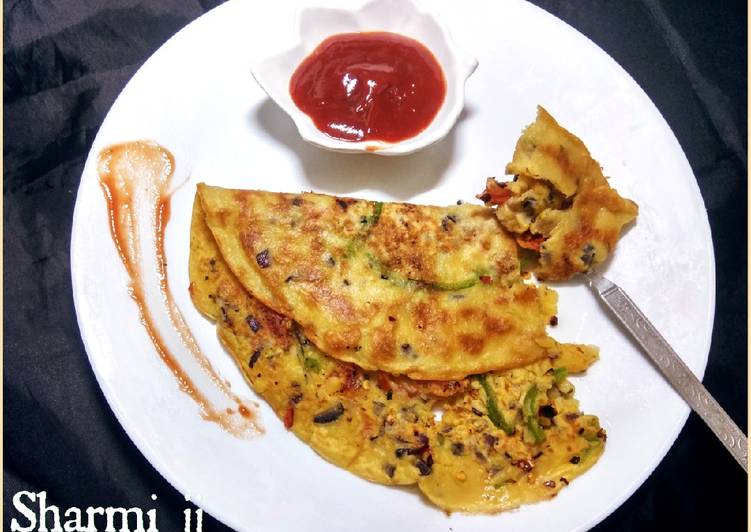 Vegetables Omlette