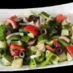 A picture of Simple Cucumber Salad.