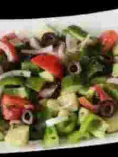 A picture of Simple Cucumber Salad.