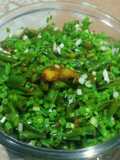 Long beans (chawli) sabji