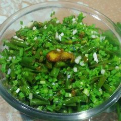 A picture of Long beans (chawli) sabji.
