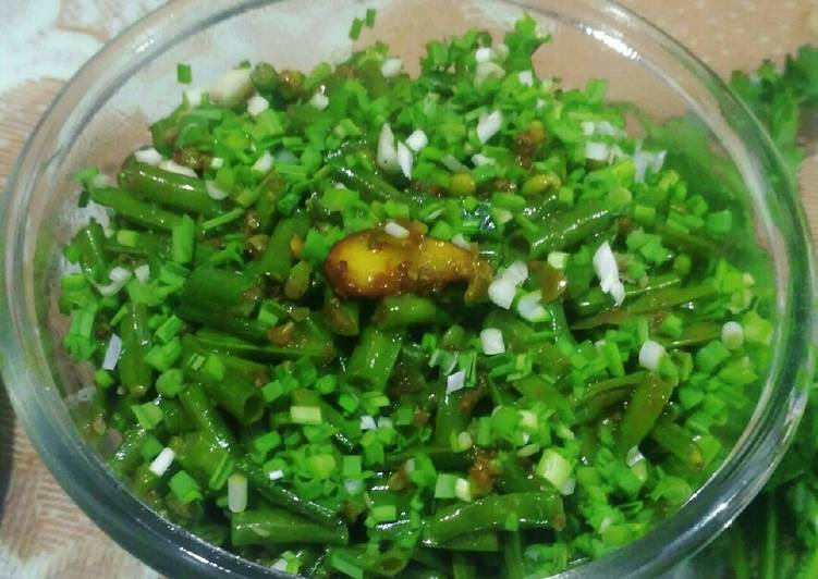 Recipe of Homemade Long beans (chawli) sabji