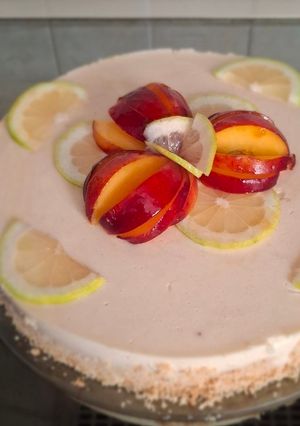 Foto di Cheesecake alle pesche