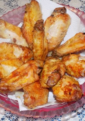 Una foto de Pollo marinado con yogur y Garam Masala cocinado al horno