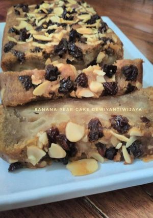 Foto resep Banana Pear Cake