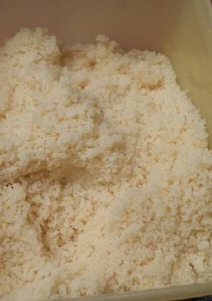 Foto resep Isian Roti : Keju gurih manis remah
