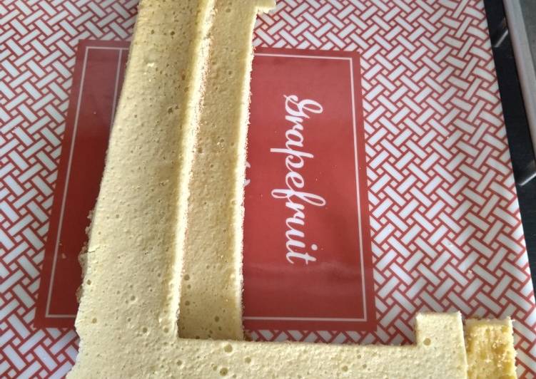 Comment Faire Des Letter cake base génoise