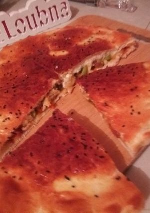 صورة لوصفة فطيرة محشية دون لحوم